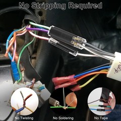 1/2Pin Plug-In Quick Wire Connectors, Reusable Clamp Terminal Blocks for Cables