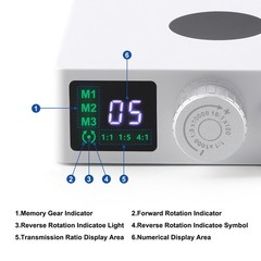 Dental Electric Micromotor Brushless Micro Motor LED/ 1:1/1:5 /16:1 Handpiece