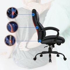 500lb big and tall leather heavy duty wide ergonomic executive High back chair