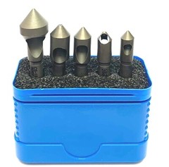 WELDON 5 PC COUNTERSINK SET 82 DEG INCLUDES CS-5S, 6S, 8S, 10S, 18S – 99046