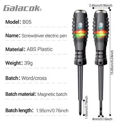 Circuit Tester Pen AC Voltage Tester Electric Screwdriver Detector 6-24V DC