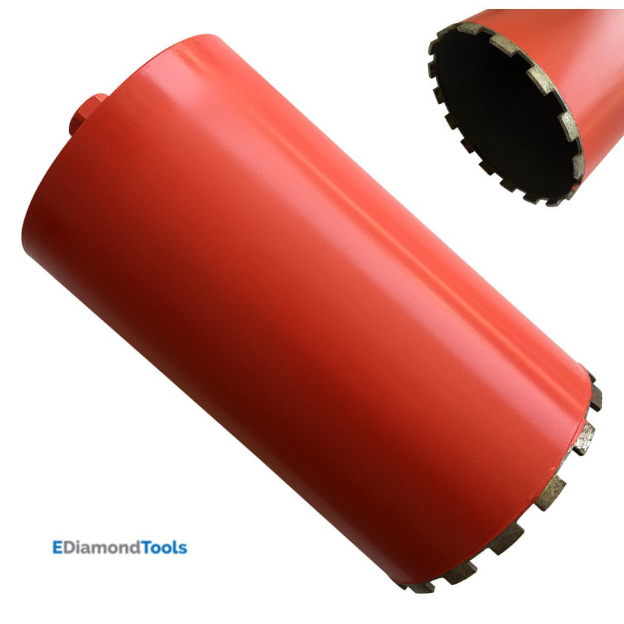 8″ Wet Diamond Core Drill Bit for Concrete Granite Block Coring 1-1/4”-7 Arbor