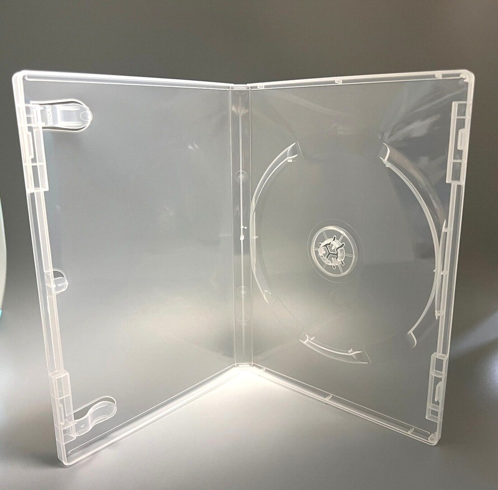 50 14MM NEW SINGLE SUPER CLEAR DVD CASES WITH SLEEVE, ITEM NO PSD23