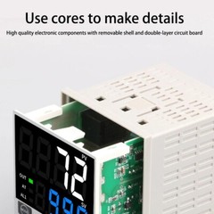 Digital PID Temperature Controller Thermostat Fahrenheit Relay/SSR AC 100V-240V
