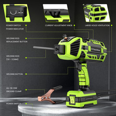 TaskStar Handheld Welding Machine 110V 20-150Amp Portable ARC Welder Gun