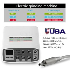 Dental 1:5 1:1 Fiber Optic LED Contra Angle Electric Handpiece Fit KaV NSK COXO