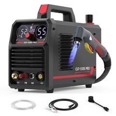 55Amp Plasma Cutter,Non-Touch Pilot Arc Blowback Cutting Machine,110/220V,Non HF