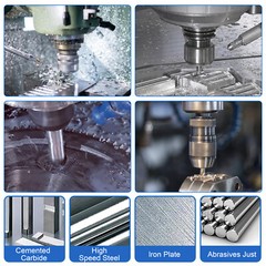 7Pcs HSS Center Drill Bits 60° Combined Countersink Spotting Tools Metalworking