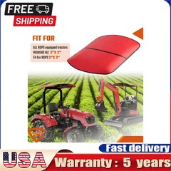 Universal Red Tractor Canopy 48″ x 52″ Fits 2×2 2×3 ROPS Tuff Top Sun Shade