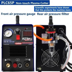 PLC65Pro 110V/220V 65A Plasma Cutter Machine Pilot Arc IGBT Inverter LED Display