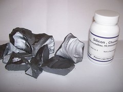 Silicon, Polycrystalline, Ultra Pure, 25 grams, 99.999999% min.