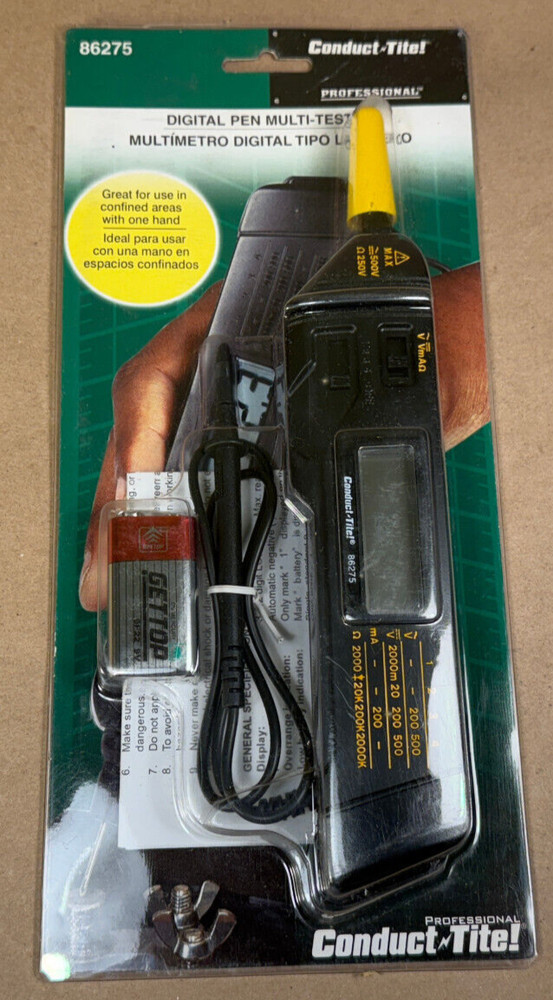 Digital Multi-meter AC/DC Voltage Tester Pen Type Voltmeter Sensor 86275
