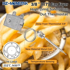1Pcs 232C High Limit Safety Thermostat Replacement for Imperial IF Series Fryers