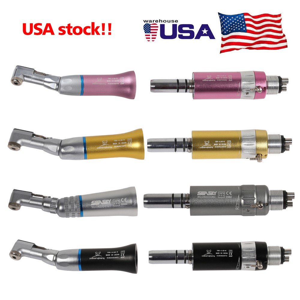 NSK Style Dental Slow Low Speed Handpiece 2/4Hole Micromotor E-type Contra Angle