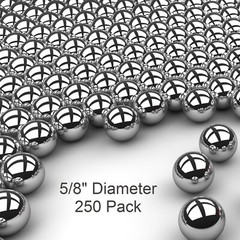250 5/8″ Inch G500 Utility Grade Carbon Steel Bearing Balls