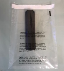 500 10×13 Self Seal Suffocation Warning Clear Poly Bags 1.5 mil -ST ShipMailers