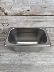 Choice stainless steel Steam Table Buffet 1/9 Size 4”deep Pan #4070949 *Lot – 6*