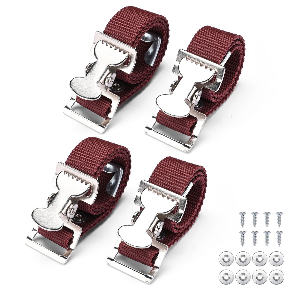 Yescom 4 pcs Drywall Stilt Straps Adjustable Foot Band Replacement Part Kit