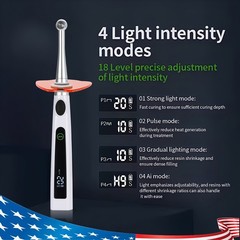 Dental LED Cure Curing Light Lamp 2400mw 1S Tool Resin Cure Wireless Cordless ST