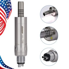 USA Dental 1:1 LED E-generator Low Speed Air Motor Handpiece 4 Holes Internal fo