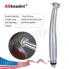 Dental E-generator Shadowless Ring LED High Speed Handpiece 4Hole SL