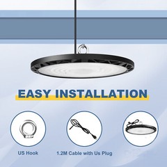 10 Pack 100W UFO Led High Bay Light Industrial Commercial Factory Warehouse Shop
