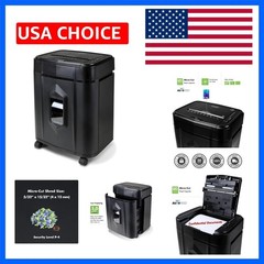 AU120MA 120-Sheet Auto Feed High Security Micro-Cut Paper Shredder / 30 Minut…