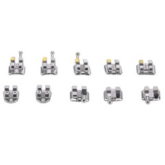 Dental Orthodontic Brackets Braces Mini MBT Roth.022 Hook 345 /NITI Arch Wires