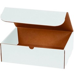 10x4x3 White Corrugated Shipping Mailers Packing Box Boxes Folding 100 To 1000