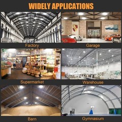 KUKUPPO 240W LED High Bay Light Dimmable Shop Light 4500K 5000K 5700K Adjustable