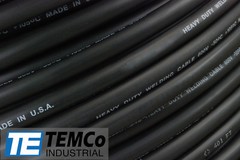 WELDING CABLE 1/0 BLACK 15′ FT BATTERY LEADS USA NEW Gauge Copper AWG Solar