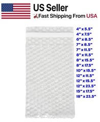 Bubble Out Bags Protective Wrap Pouches 4×5.5 4×7.5 6×8.5 7×8.5 8×11.5 12×15.5