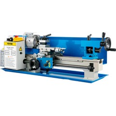 🔥VEVOR 550W Mini Metal Lathe Machine Tool 7″x14″ Variable Speed 2250RPM Tool