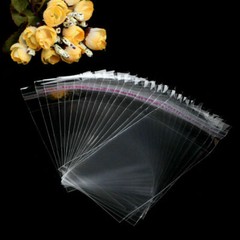 Clear Self Adhesive peel & Seal Cellophane Plastic OPP Transparent packing Bags