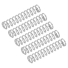 5Pcs Compression Coil Springs, 10mm OD, 1mm Wire, 304 Stainless Steel