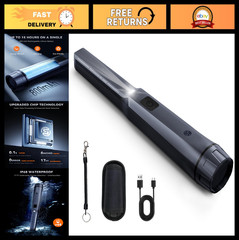 Rechargeable Metal Detector Pinpointer – 800mAh Battery, IP68 Waterproof, 360° S