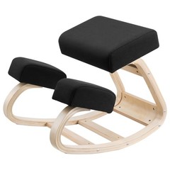 VEVOR Ergonomic Kneeling Chair with Cushions/Backrest/Wheels Black/Gray/Beige