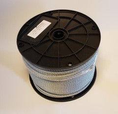 Galvanized Wire Rope Cable 3/16″, 7×7: 100, 250, 500, 1000 Ft