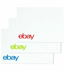 33 NEW eBay-Branded Polymailer Red Green & Blue 9″ x 11.5″ (No Padding