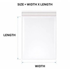 Clear Self Adhesive peel & Seal Cellophane Plastic OPP Transparent packing Bags