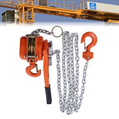Hoist Come Along Puller Ratchet Type Lever Block Chain 10FT Lifting 0.75T/1650Lb