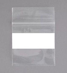 1000/PCS White Block 8″x10″ Clear Reclosable Seal Bag Plastic Zip Lock Bags 2Mil