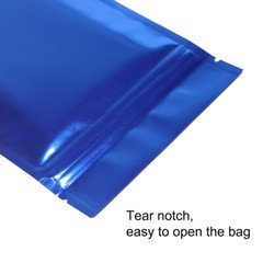 Multi-Size Glossy & Matte Both Sided Colored Mylar Foil Zip Lock Bag SM01