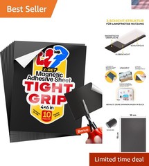 Strong Self-Stick Adhesive Magnetic Sheets 10 Pcs 4×6/10x15cm – Magnetic Pape…