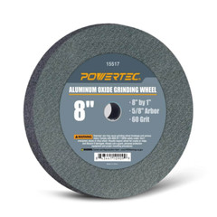 Grinding Wheel 60-Grit 8″ x 1″ Aluminum Oxide 5/8 in. Arbor For Bench Grinders