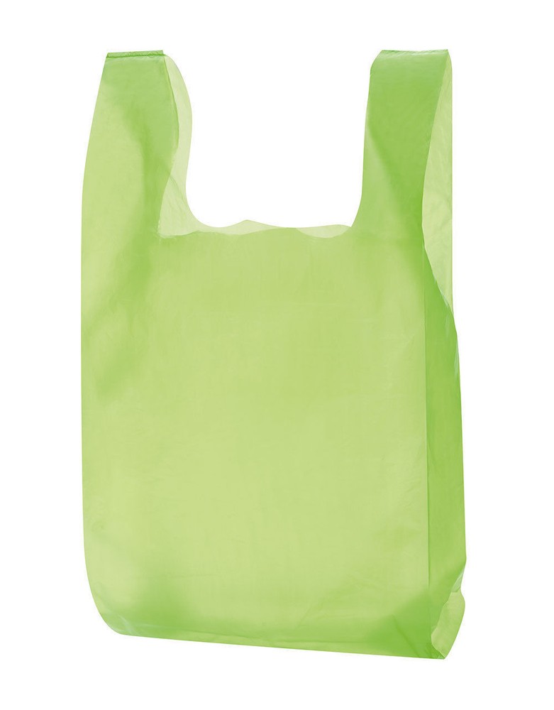 Plastic Bags 1000 Lime Green Shopping Grocery Retail Grocery T-Shirt 11 x 6 x 21